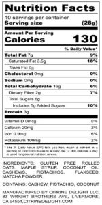 Matcha Pistachio Granola - Image 3