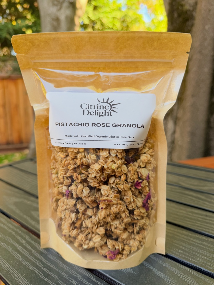 Citrine Delight Pistachio Rose Granola